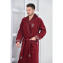 Мужской махровый халат  Ecocotton " Hazal" премиум класса