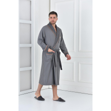 Мужской махровый халат Ecocotton "Pamira" премиум класса