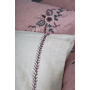 Постельное белье из сатина с ручной вышивкой Ecocotton "ALvin" лиловый