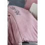 Постельное белье из сатина с ручной вышивкой Ecocotton "ALvin" лиловый