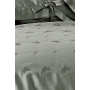 Постельное белье из сатина с ручной вышивкой Ecocotton "Carmen" оливка
