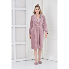 Женский махровый халат премиум класса Ecocotton "Alvin"