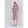 Женский махровый халат премиум класса Ecocotton "Ella"