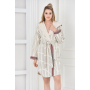 Женский махровый халат премиум класса Ecocotton "Laodikea"