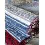 Хлопковый плед с бахромой Sarar Battaniye 200×240 см №17206A