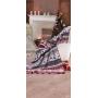 Хлопковый плед с бахромой Sarar Battaniye 200×240 см №17206A