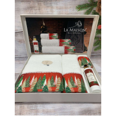 Подарочный набор полотенец La Maison с парфюмом - New Year