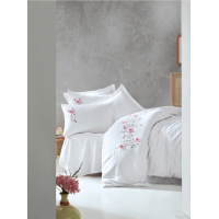 Постельное белье Cotton box сатин с 3D вышивкой - Perla