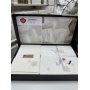 Постельное белье Cotton box сатин с 3D вышивкой - Aira