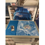 Постельное белье Dantela Vita сатин с вышивкой - Calista Petrol