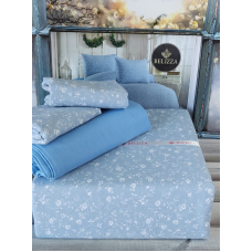Фланелевое постельное белье Belizza "Wisteria blue"