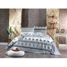 Фланелевое постельное белье Cotton Area "Silver deer"