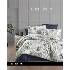 Постельное белье Issi Home Сатин - Coza синего цвета
