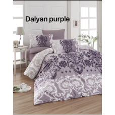 Постельное белье Issi Home Из Ранфорса - Dalyan Purple