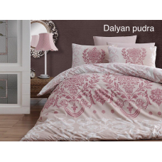 Постельное белье Issi Home из ранфорса - Dalyan Pudra