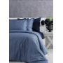 Постельное белье из сатина Pavia Home - Virginia dark blue