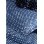 Постельное белье из сатина Pavia Home - Virginia dark blue