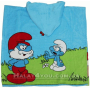 Детский махровый пончо "THE SMURFS" фирмы Piramit