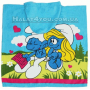 Детский махровый пончо "THE SMURFS 2" фирмы Piramit