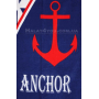 Пляжное полотенце " Anchor-4 "- 75*150