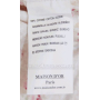 Халат женский длинный вафельный  Maison D`or - "Roses Estee"