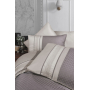 Постельное бельё First Choice Deluxe Satin - Square leylak/a.bej