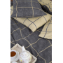 Фланелевое постельное белье First Choice " Adonis Grey "