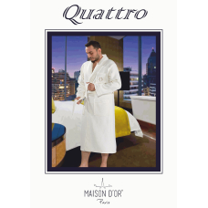 Мужской махровый халат премиум класса Maison D`or -"Quatro"