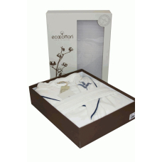 Халат женский махровый Ecocotton "Ekin" белый