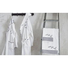 Мужской махровый халат Ecocotton " Seagull" премиум класса