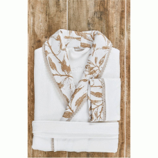 Женский махровый халат премиум класса Ecocotton "Carmina"