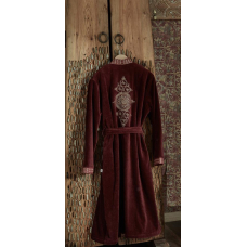 Женский махровый халат премиум класса Ecocotton "Tugra"