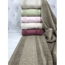 Хлопковые банные полотенца Pupilla 70x140 (6-шт)"Ahenk"