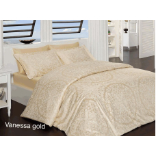 Постельное бельё First Choice Сатин  - "Vanessa Gold"