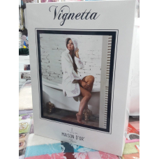 Женский махровый халат  Maison D`or -"Vignetta"