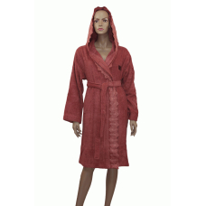 Женский махровый халат премиум класса Ecocotton "Belinda"