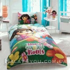 Детское постельное белье TAC "Dora and Boots"- Ранфорс