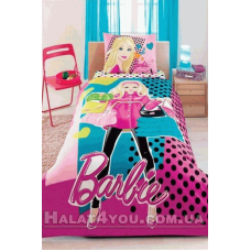 Двухстороннее детское постельное белье TAC "Barbie Love Style"-