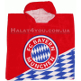 Детский махровый пончо "FC BAYERN MUNCHEN " фирмы Piramit