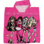 Детский махровый пончо "MONSTER HIGH" фирмы Piramit