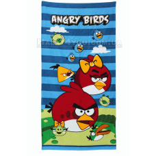 Пляжное полотенце " Angry Birds-2"- 75*150