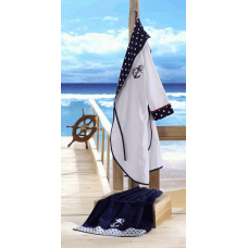 Халат женский махровый  Ecocotton  "Sea Star"