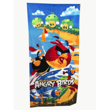 Пляжное полотенце " Angry Birds-3"- 75*150