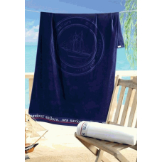 1а Пляжное махровое полотенце Ecocotton  "Sail" 100х170 см