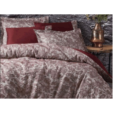 Постельное белье  Ecocotton  " Akus Bordo"