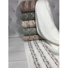 Бамбуковые банные полотенца Pupilla 70x140 (6-шт)"Azra"