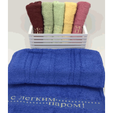 Банные хлопковые полотенца Cotton Area -  С легким паром