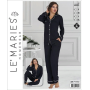 Женская сатиновая пижама Le Maries № 60223